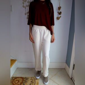 Madewell Organic Cotton Ribbed Waistband Sweatpants. Size XS.